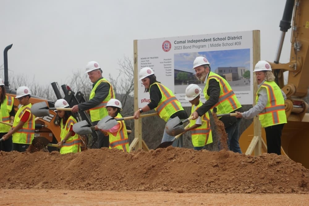 Comal ISD breaks ground on new middle school in Mayfair
