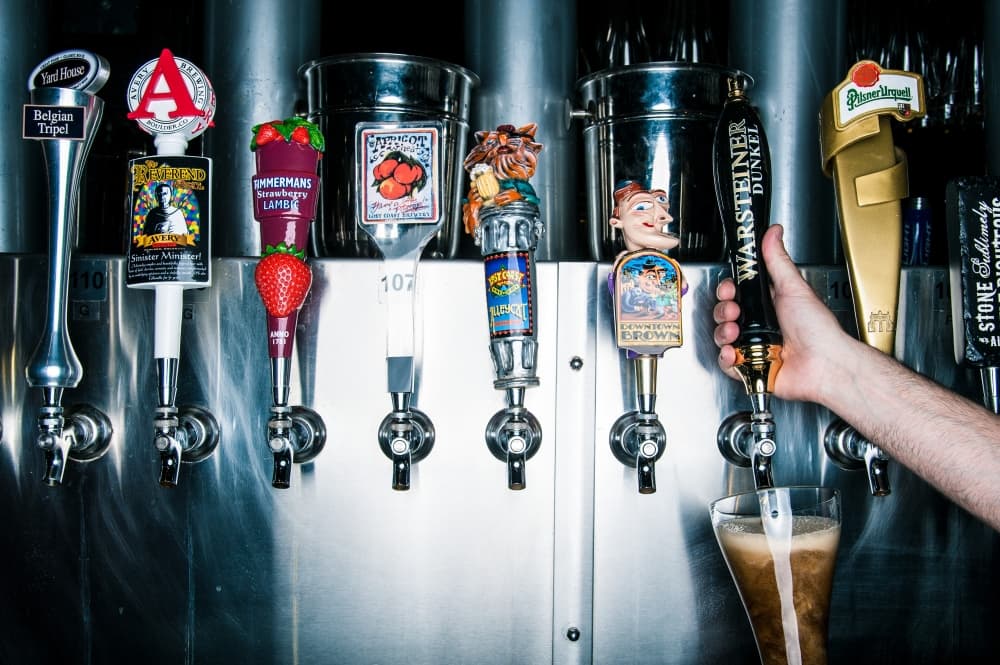 beer on tap