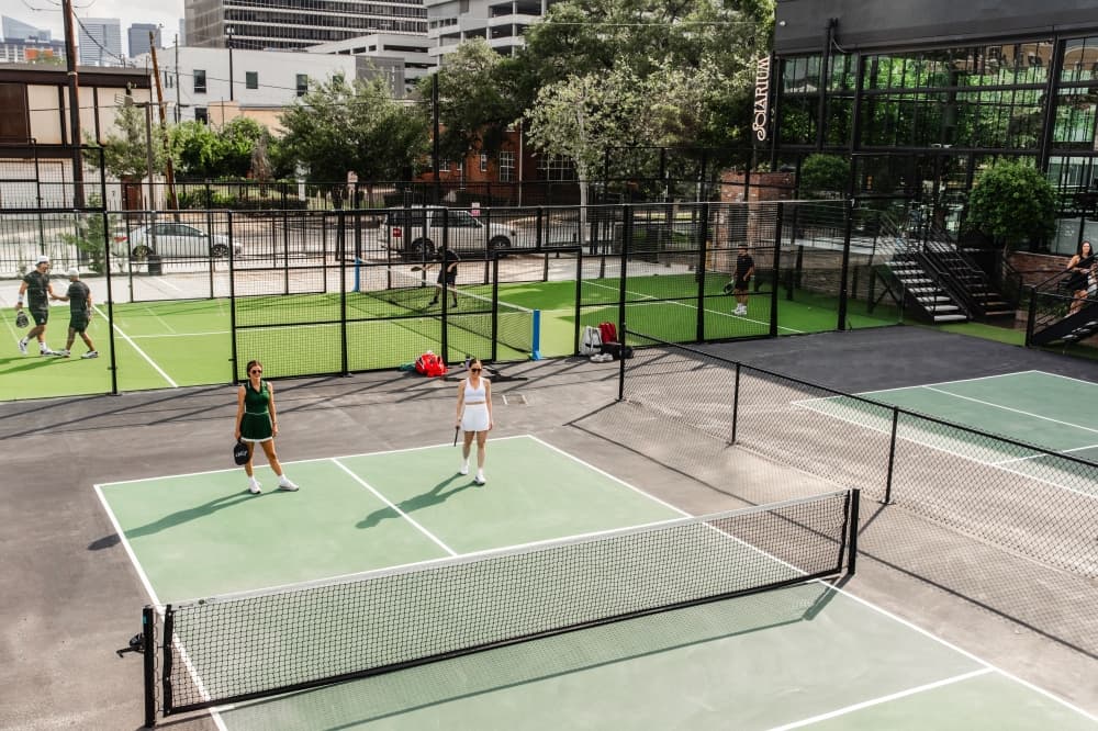 New Midtown sports lounge brings luxurious twist to pickleball