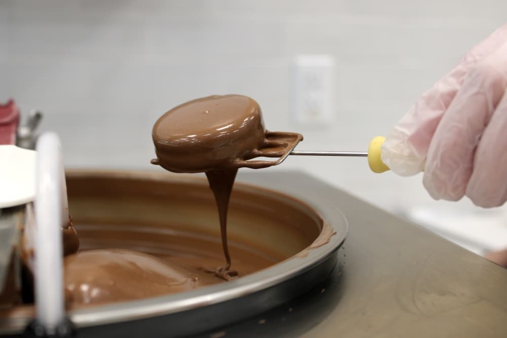 A Chocolate-dipped Oreo ($1.99) is hand-dipped in-store by Kilwins employees.