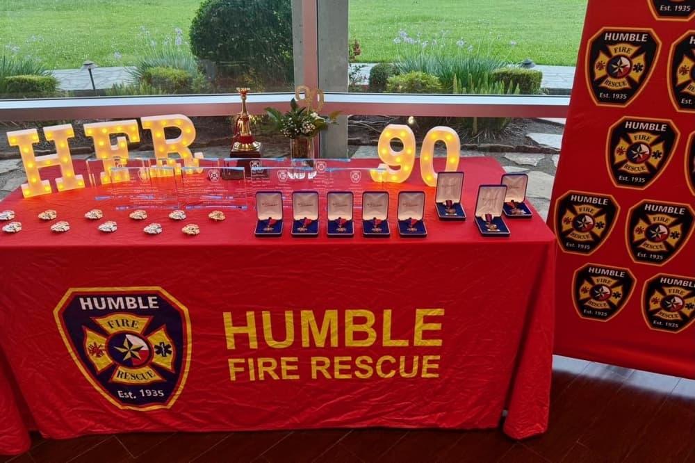 Humble Fire Rescue officials celebrate department's 90th anniversary