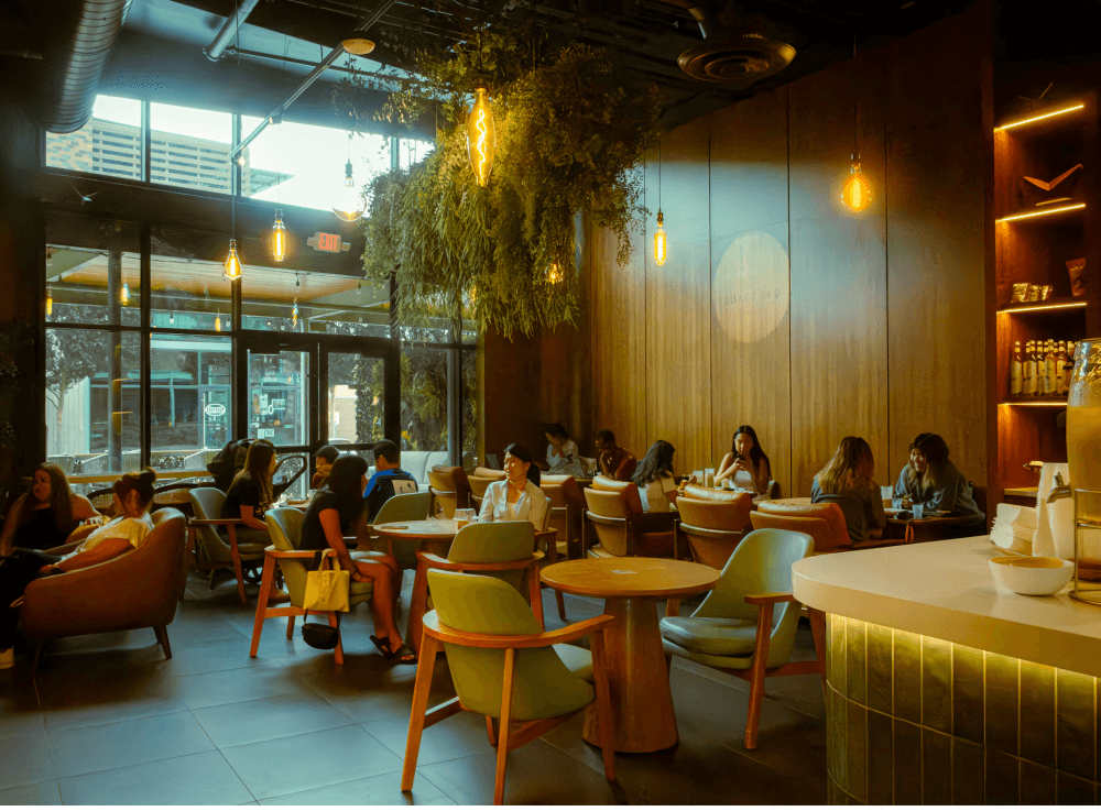 Escape 360 Cafe in McKinney offers a relaxing resort-style ambiance with globally inspired coffee and desserts, perfect for a midday escape.