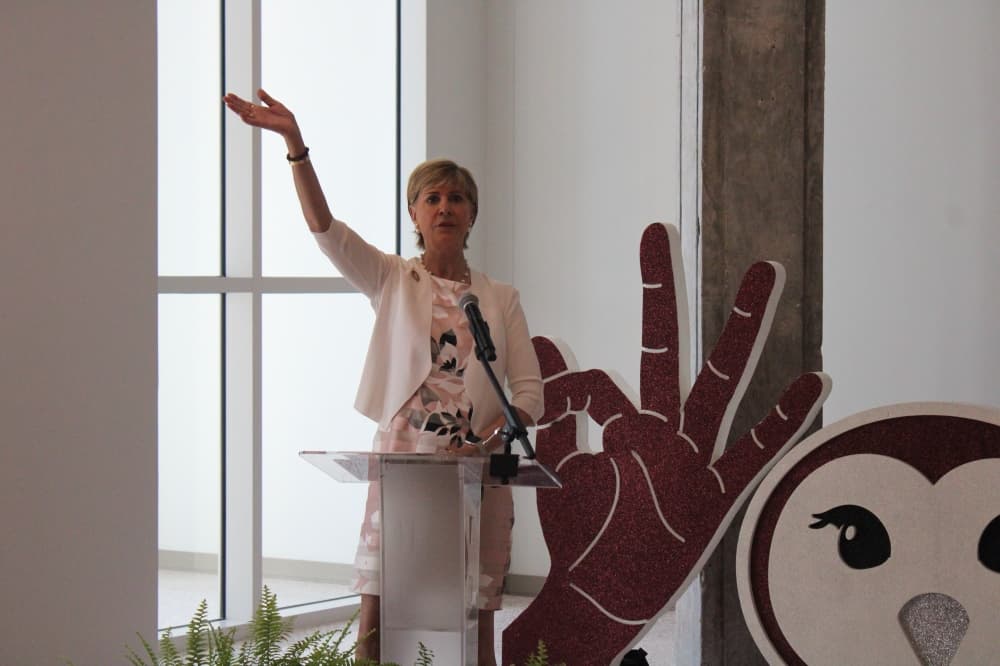 TWU officials cut ribbon on new welcome center