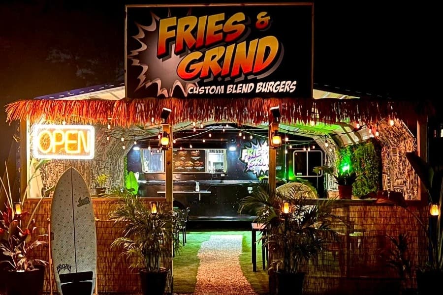 Fries & Grind food truck opens Spring location