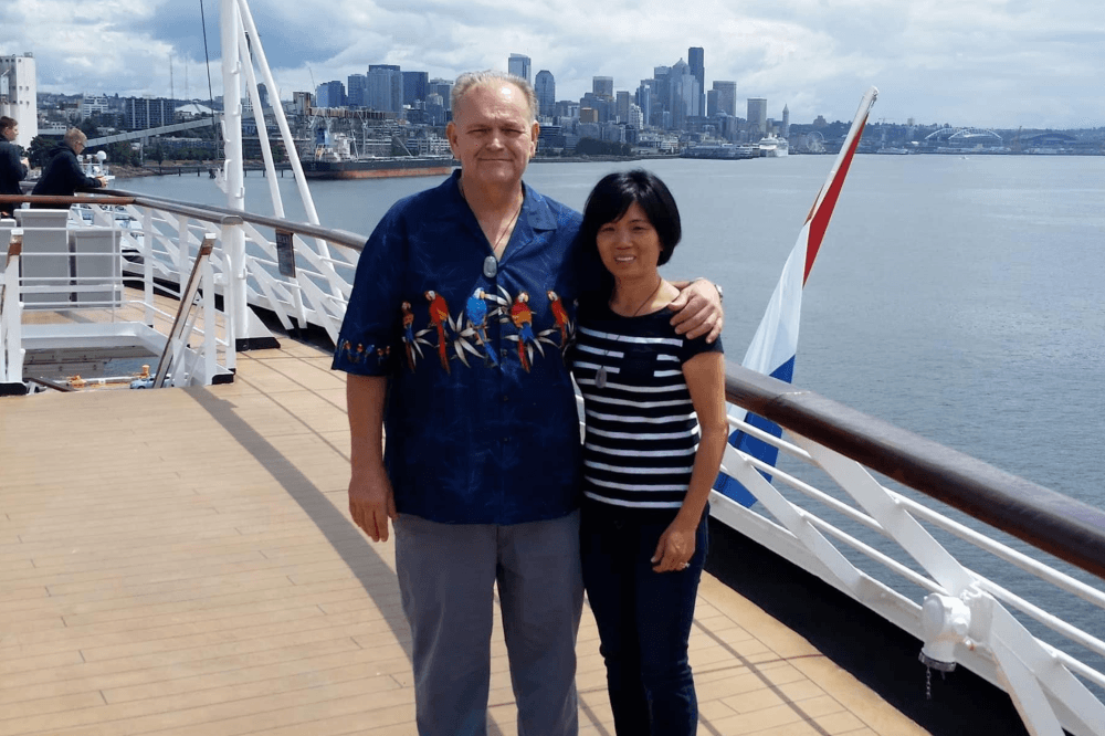 Brad and Ping Aplin, founders of Blue Water Seafood in Houston, continuing their Gulf Coast family fishing legacy and three-decade tradition of serving fresh, locally sourced seafood in a warm, family-friendly restaurant setting.