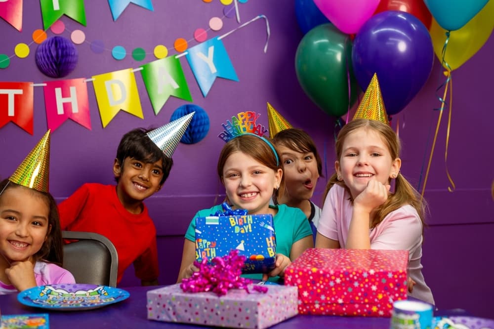 Kids celebrating birthday party