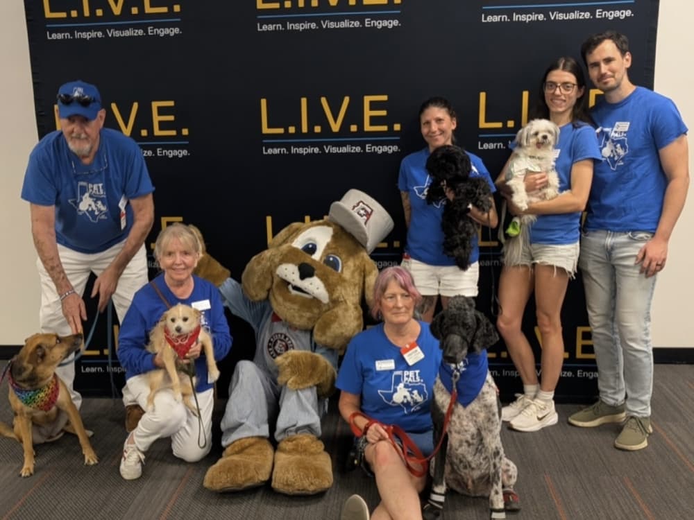 Therapy Pet Pals of Texas offers pet visitations for the ill and elderly