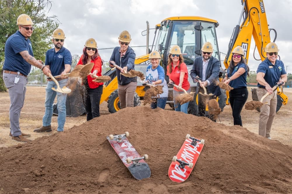 Construction begins on Kyle’s inclusive skate park