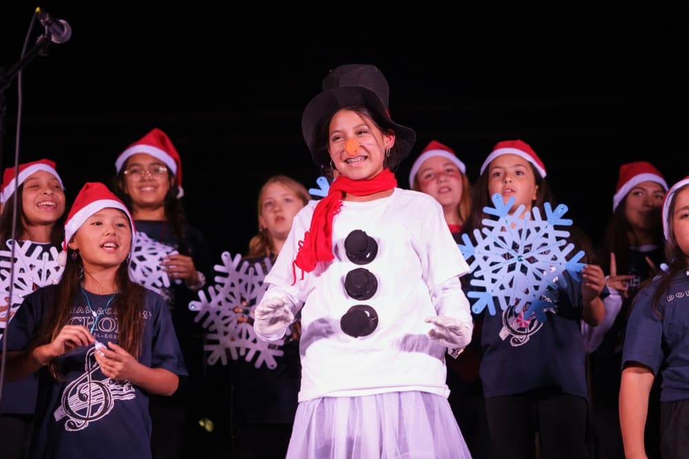 An image of the school performance from a previous year.