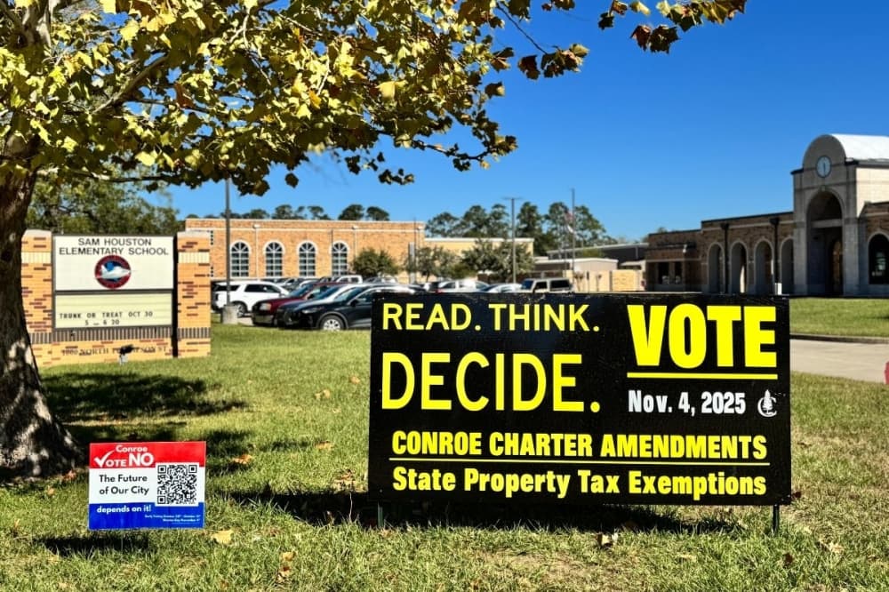 UPDATE: Unofficial voting results show Conroe voters approve 9 of 15 charter amendments