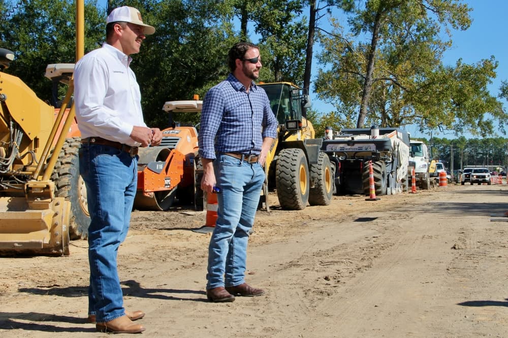 Federal, county officials highlight Ford Road widening project in Porter