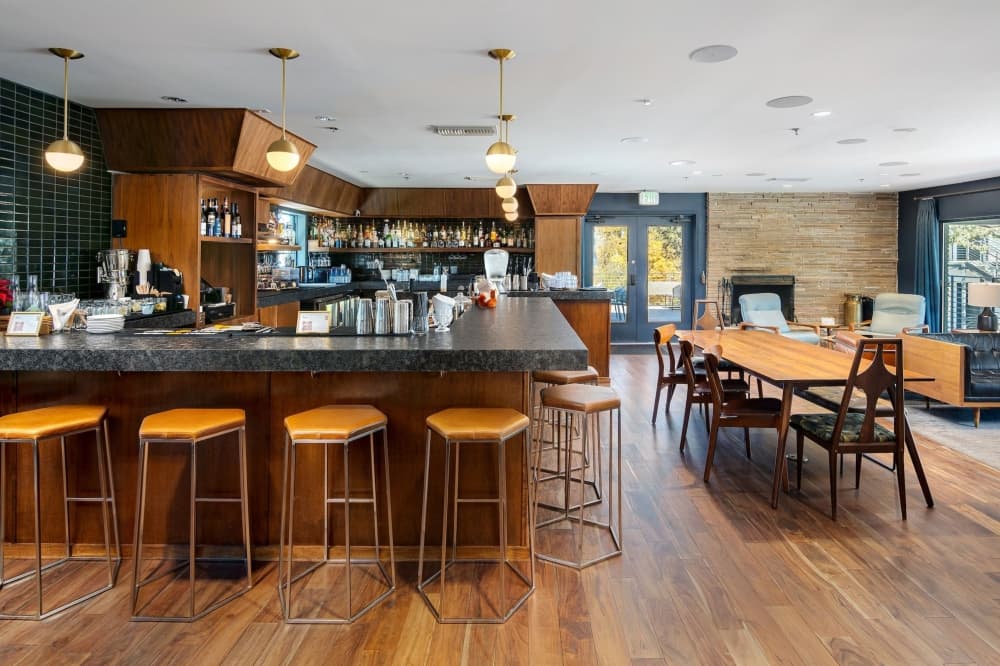 An image of the inside of the bar.