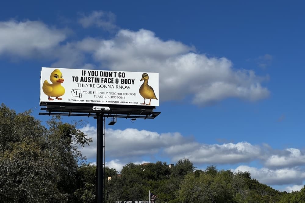 Billboard on Bee Caves Road set for January court case