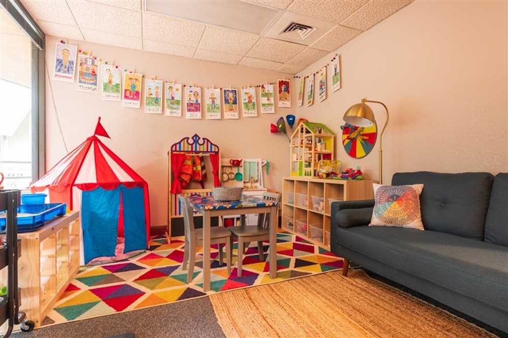 An image of the inside of the therapy space.