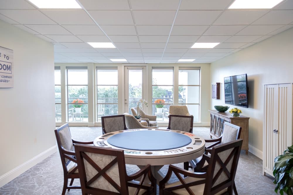 The Village of the Heights kitchen table