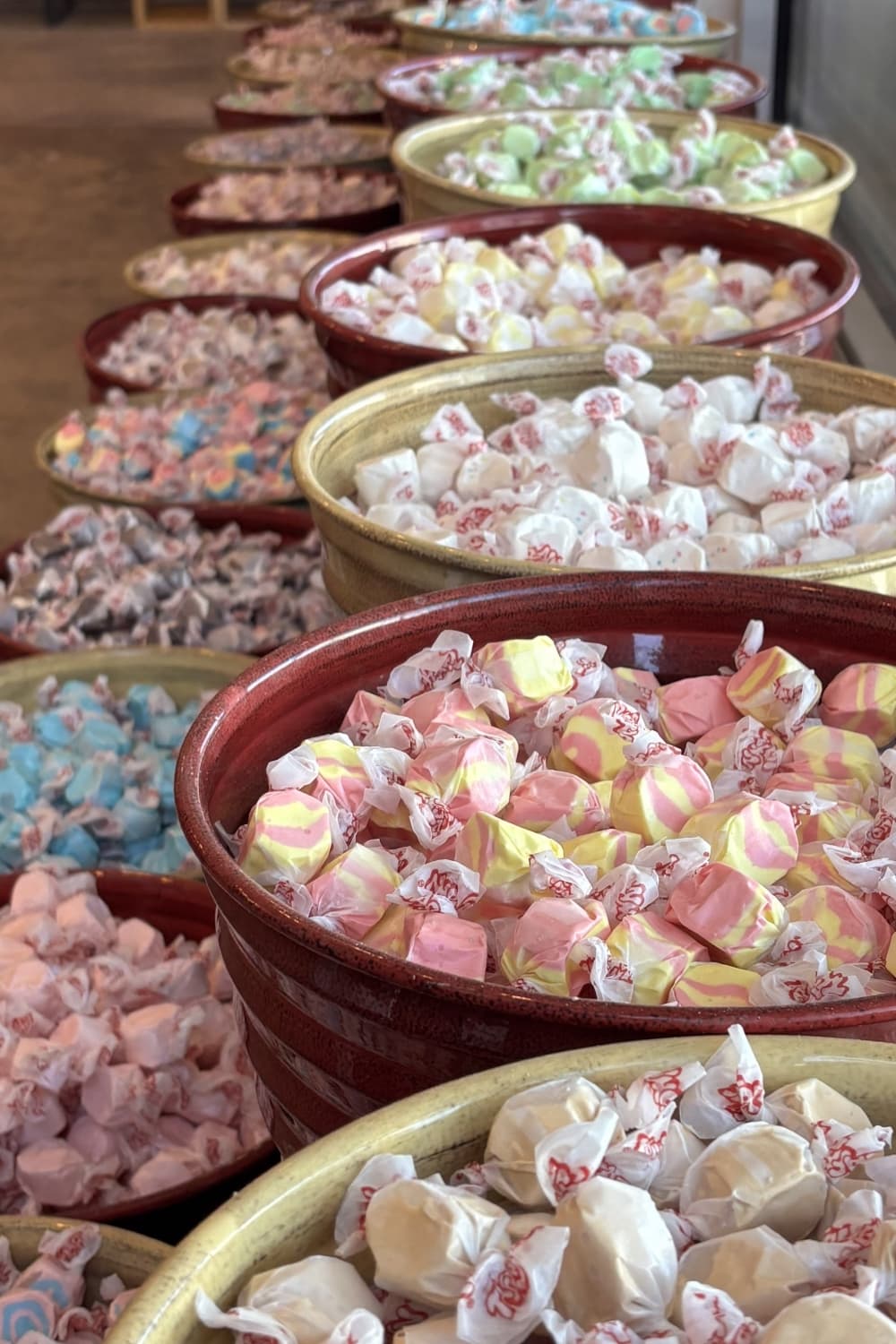 A close up image of the candy offered.