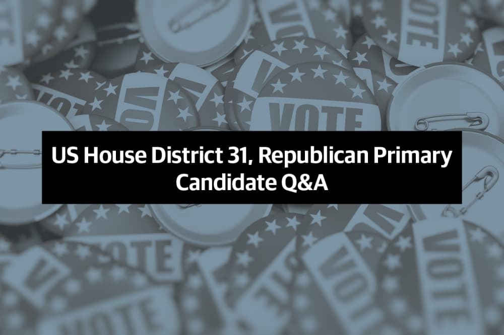 Q&A: Hear from the Republican candidates running for US House District 31