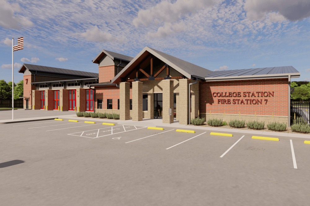 Fire Station No. 7 taking shape in College Station