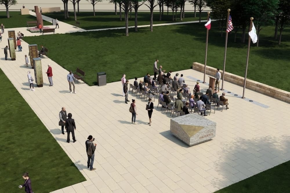 Construction of Flower Mound’s Peters Colony Memorial Park nears completion