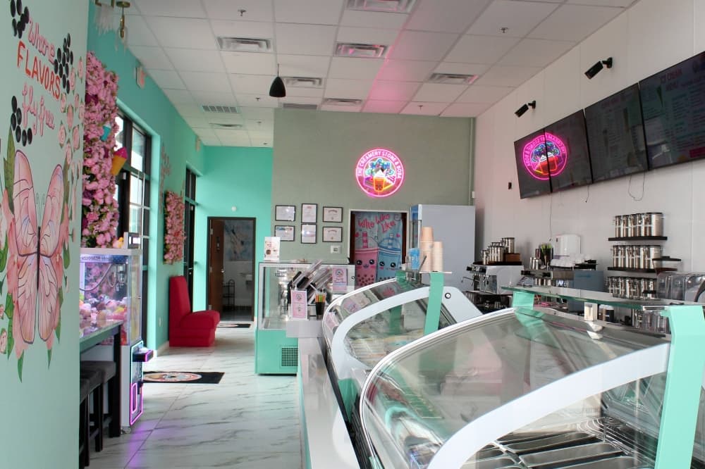 The Creamery Stone & Boba serves sweet treats, coffee in Frisco