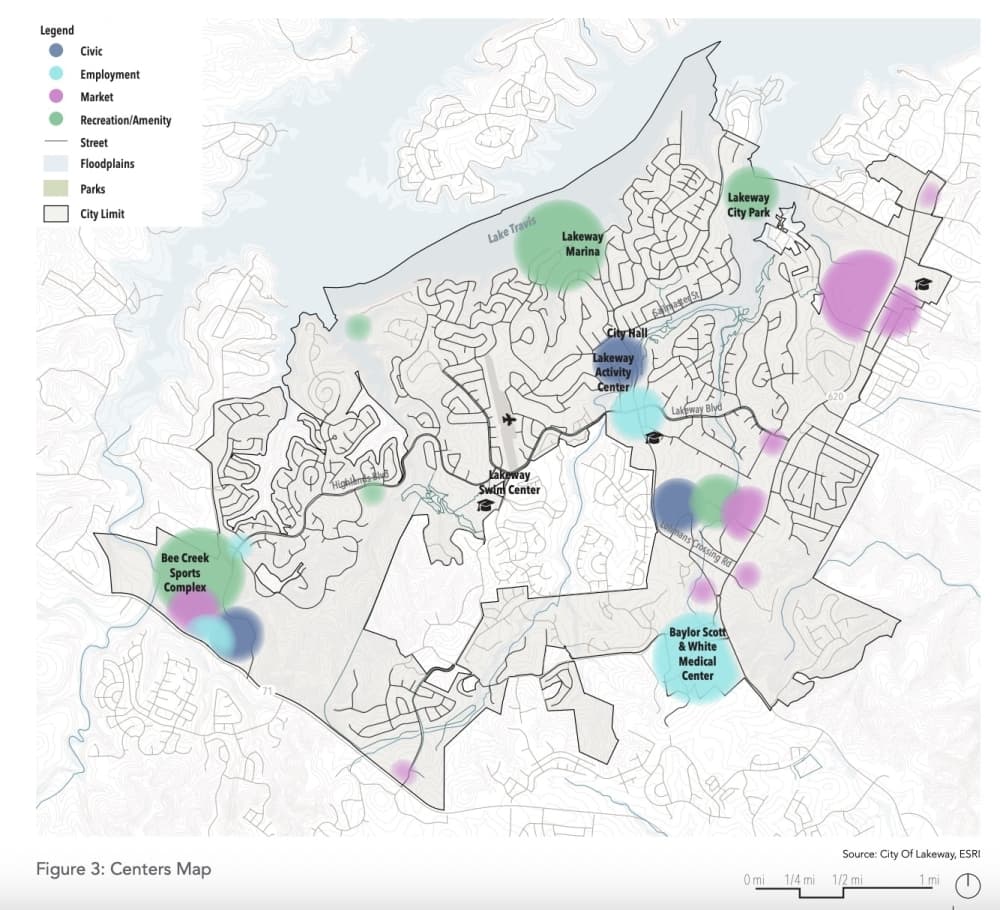 map of centers