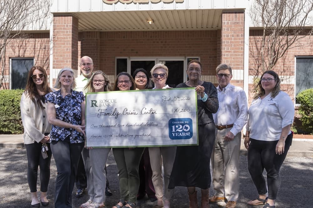 Roscoe Bank marks 120 years in Texas with year-long campaign to support local nonprofits