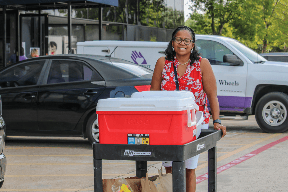 Meals on Wheels volunteer