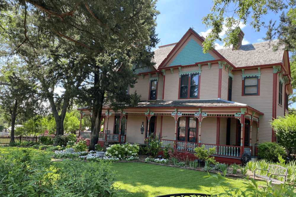 Historic 1891 Wilson House at Heritage Farmstead Museum in Plano, Texas