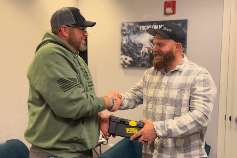 men shaking hands