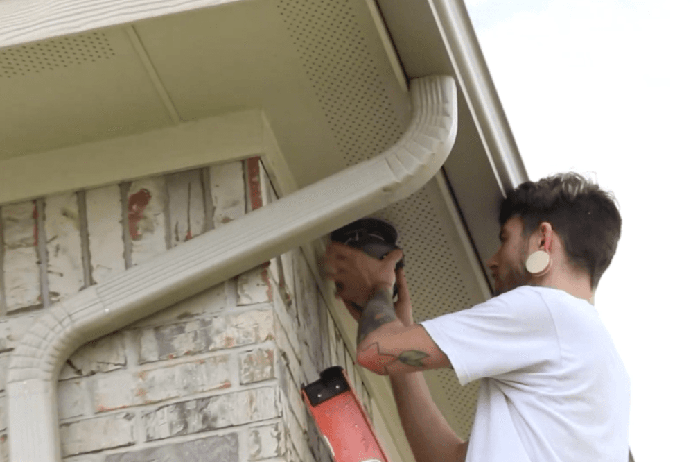 Modern smart home technology in Houston featuring integrated security cameras, smart thermostat, and automated lighting system