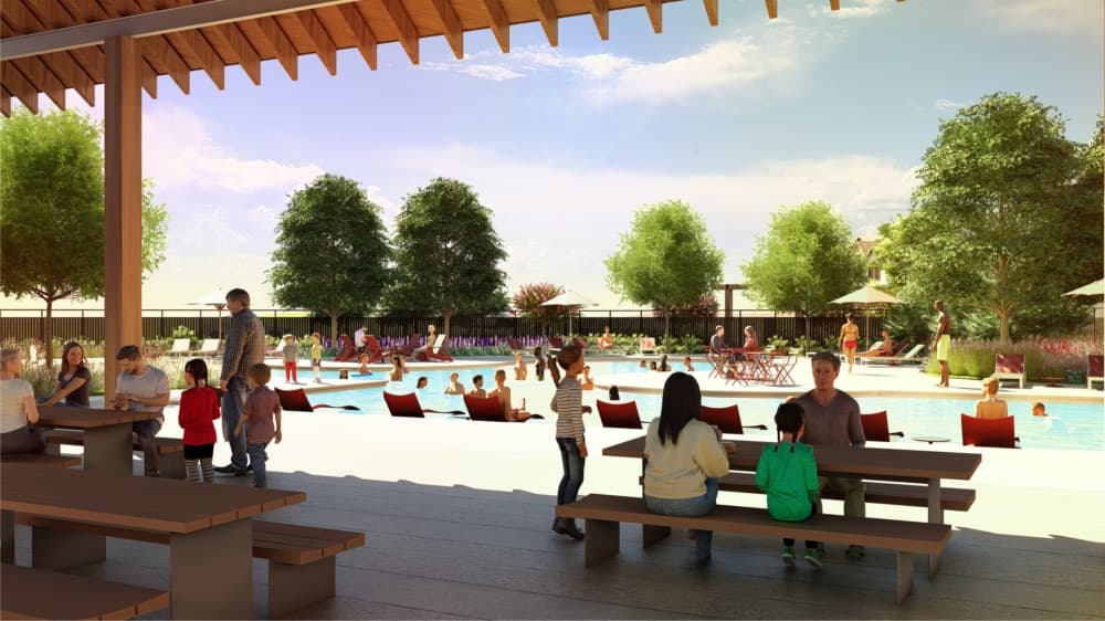 Ridgeline pool rendering