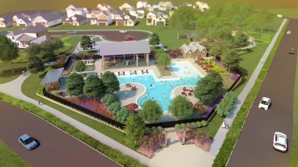 Ridgeline pool rendering