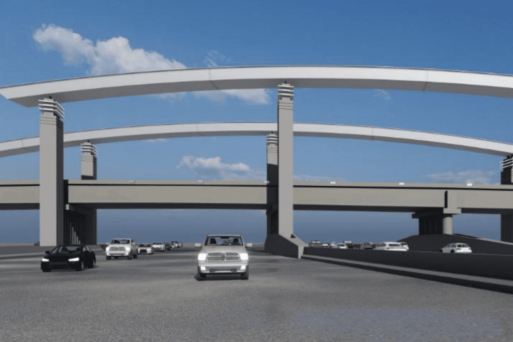 Arches set for summer installation over US 75 on Richardson’s Silver Line bridge