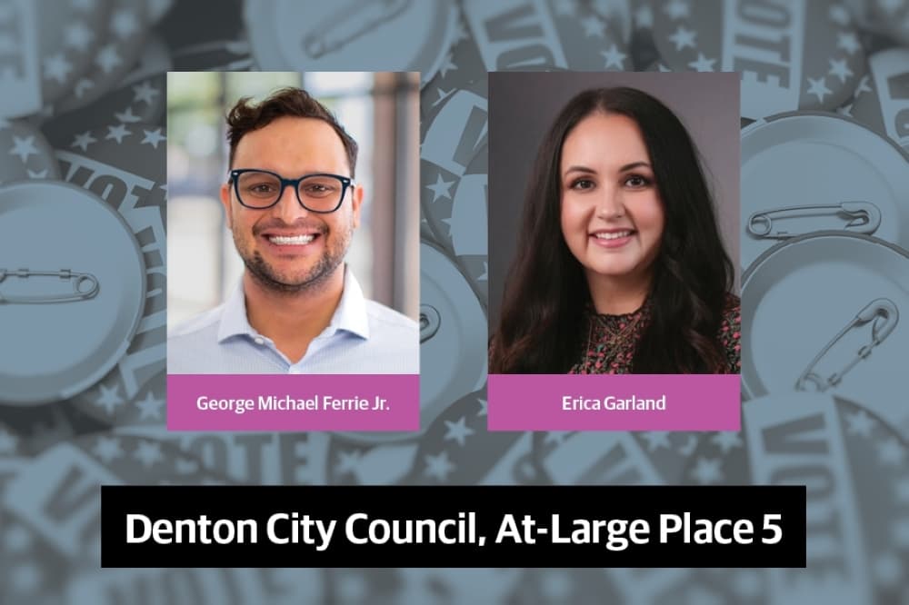 Q&A: Ferrie, Garland to face off June 13 for Denton City Council at-large Place 5 seat