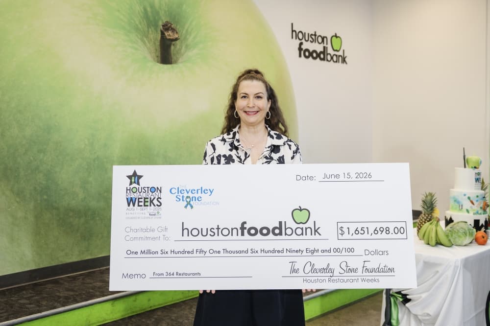 Houston Restaurant Weeks garnered over $1.6M for the food bank during 2025 campaign