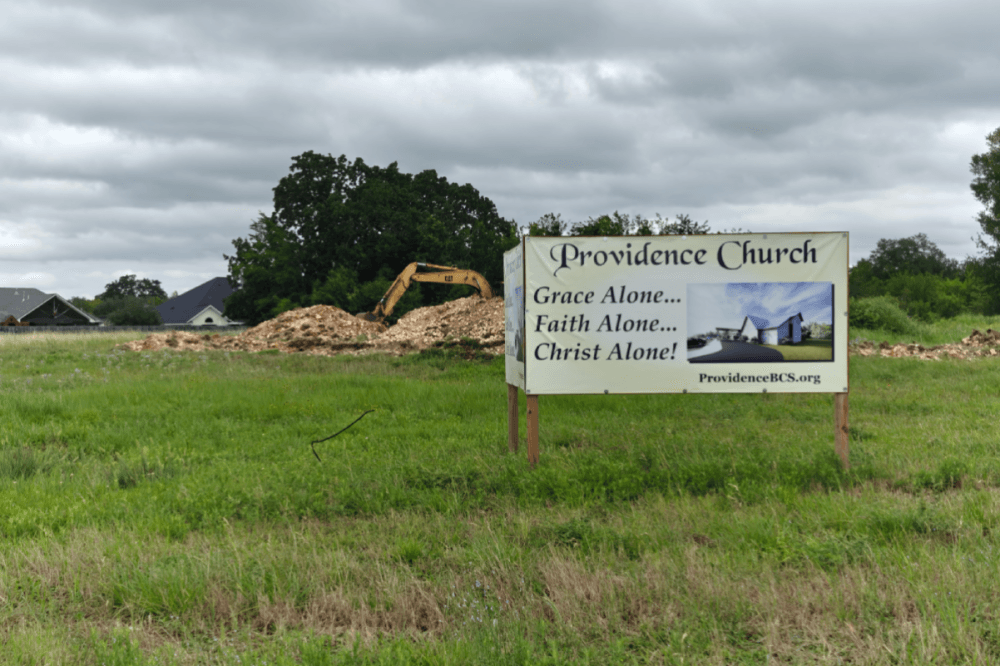 Providence Church plans first permanent home in Bryan