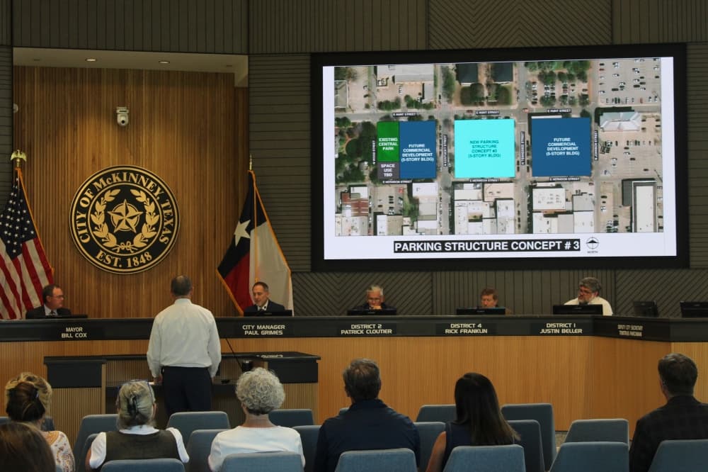 McKinney council pauses downtown parking garage discussions