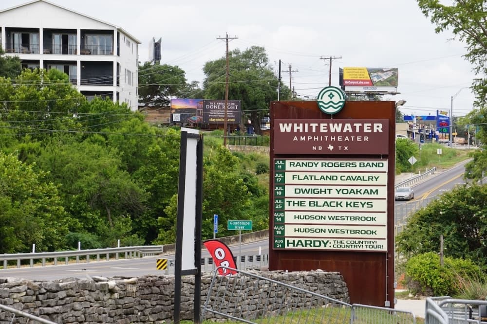 Outdoor New Braunfels music venue Whitewater Amphitheater files for bankruptcy