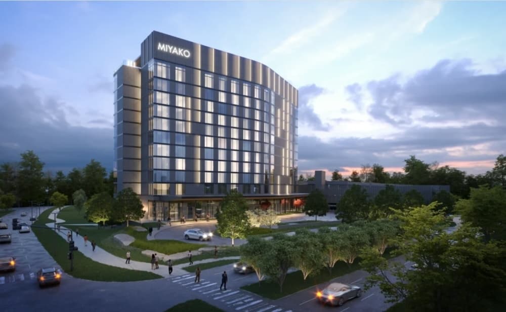 $117M Miyako Hybrid Hotel to open in Plano October 2027