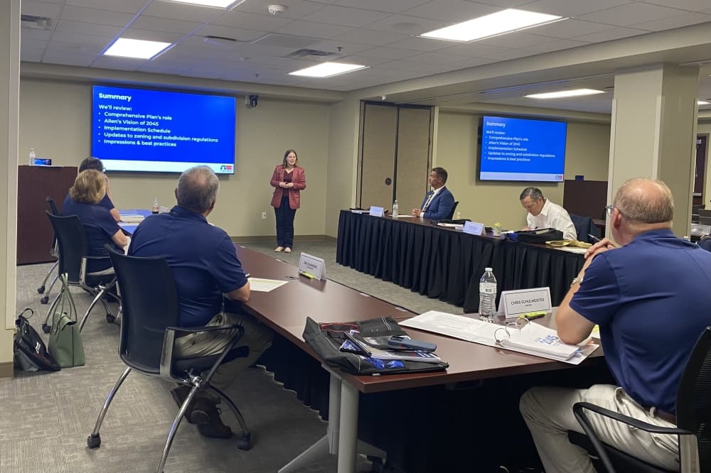 Allen officials begin land development code review process to align with 2045 Comprehensive Plan