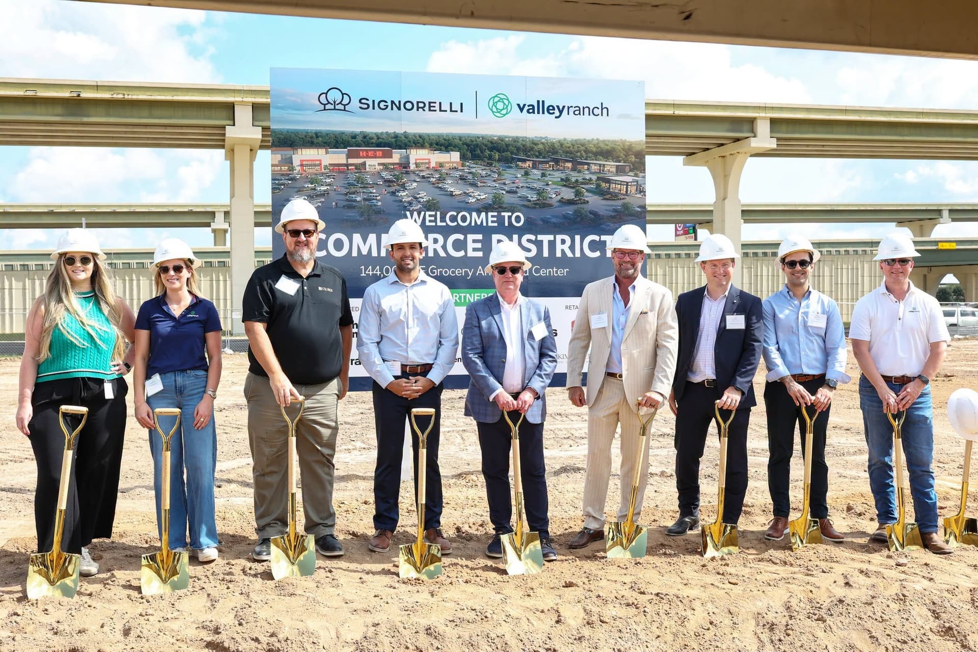 Work kicks off on Valley Ranch's H-E-B-anchored Commerce District