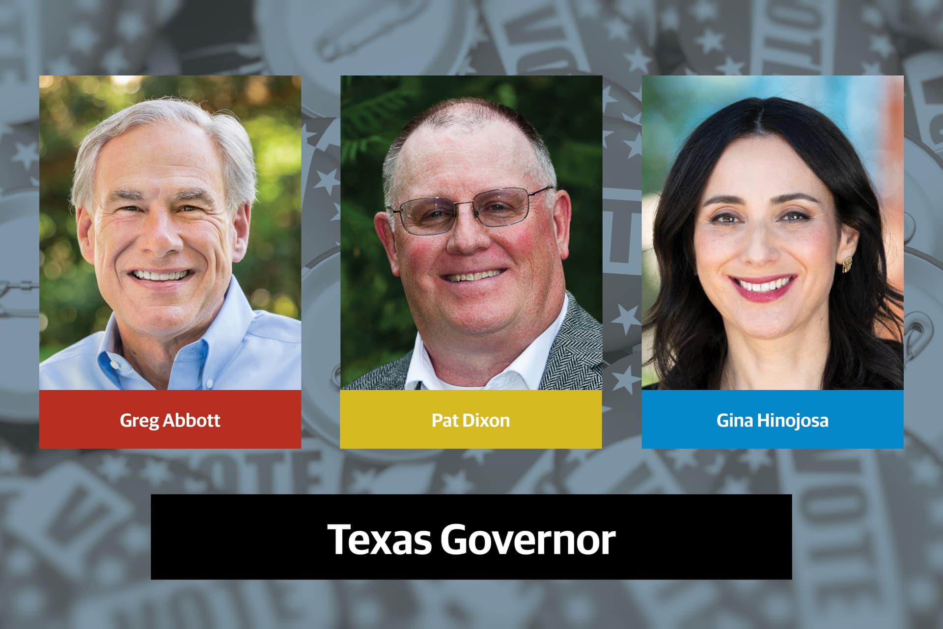 Q&A: Meet the 3 candidates running for Texas governor