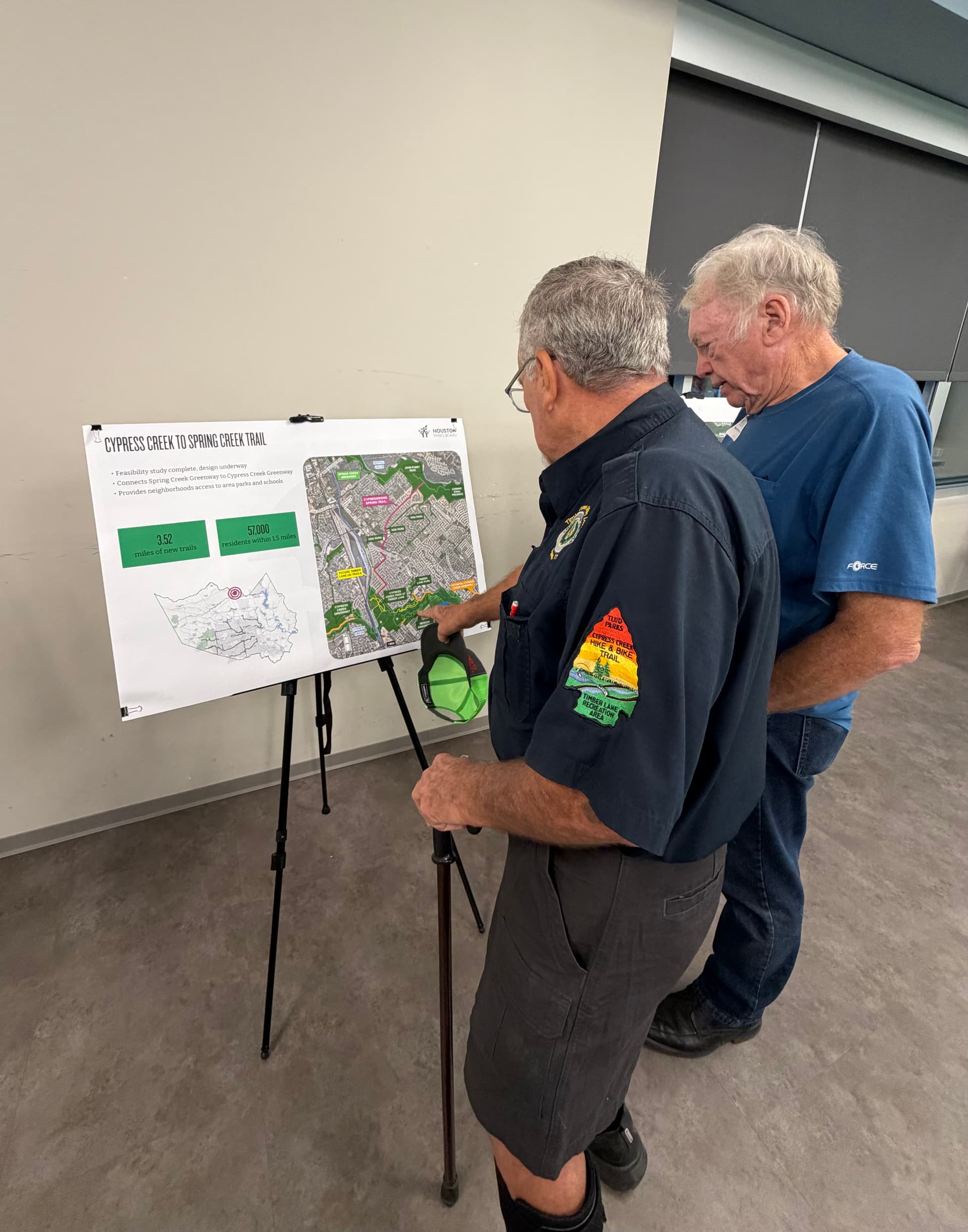 First trail between Cypress Creek, Spring Creek greenways undergoing design