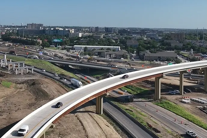 TxDOT’s I-35E/I-35W interchange rebuild in Denton to progress through 2029
