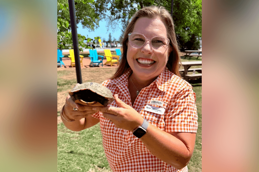 Meet ‘Ranger Amy’ at Ramble by Hillwood, helping Celina discover the outdoors in a new way