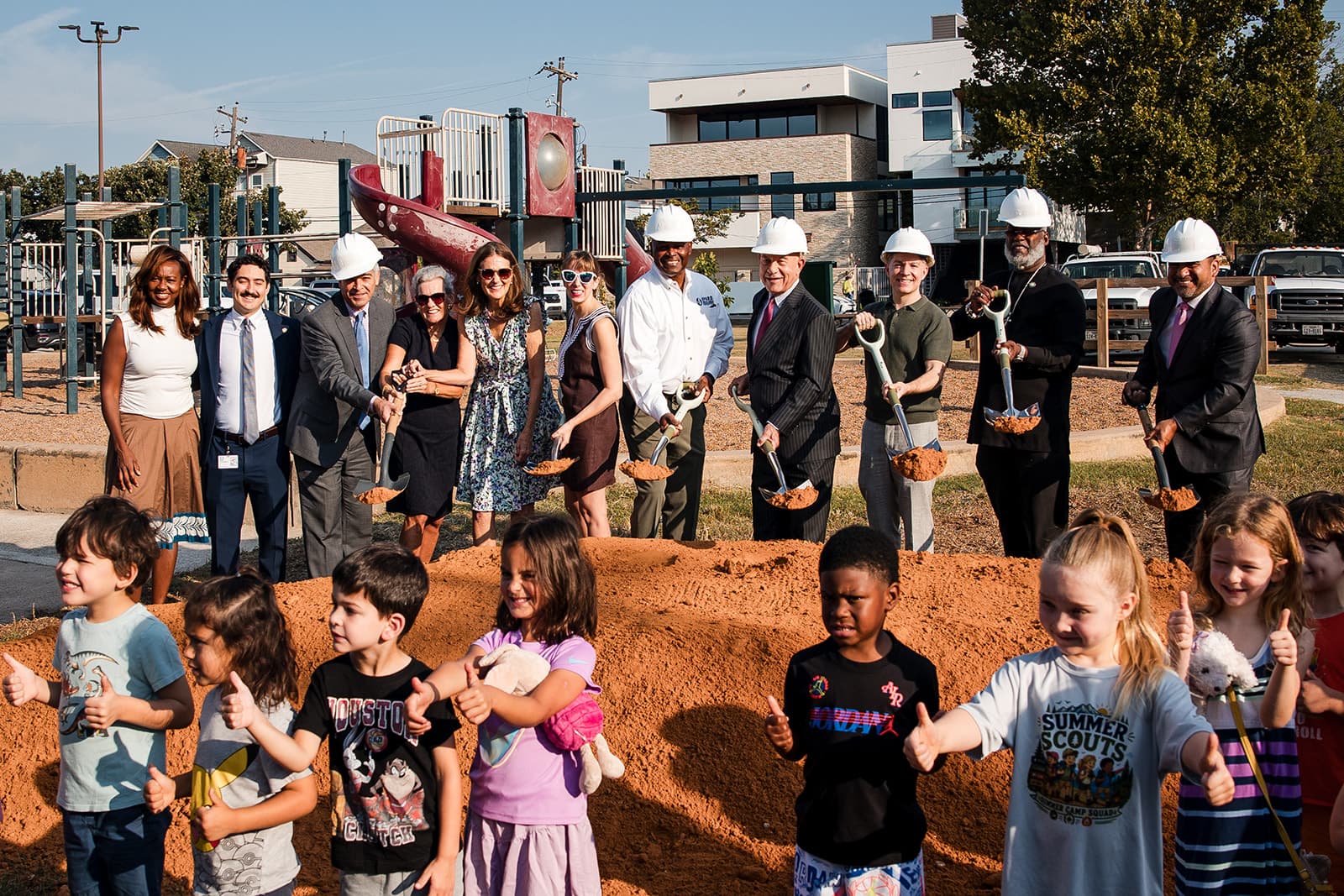 Officials break ground on renovations for Lawrence Park