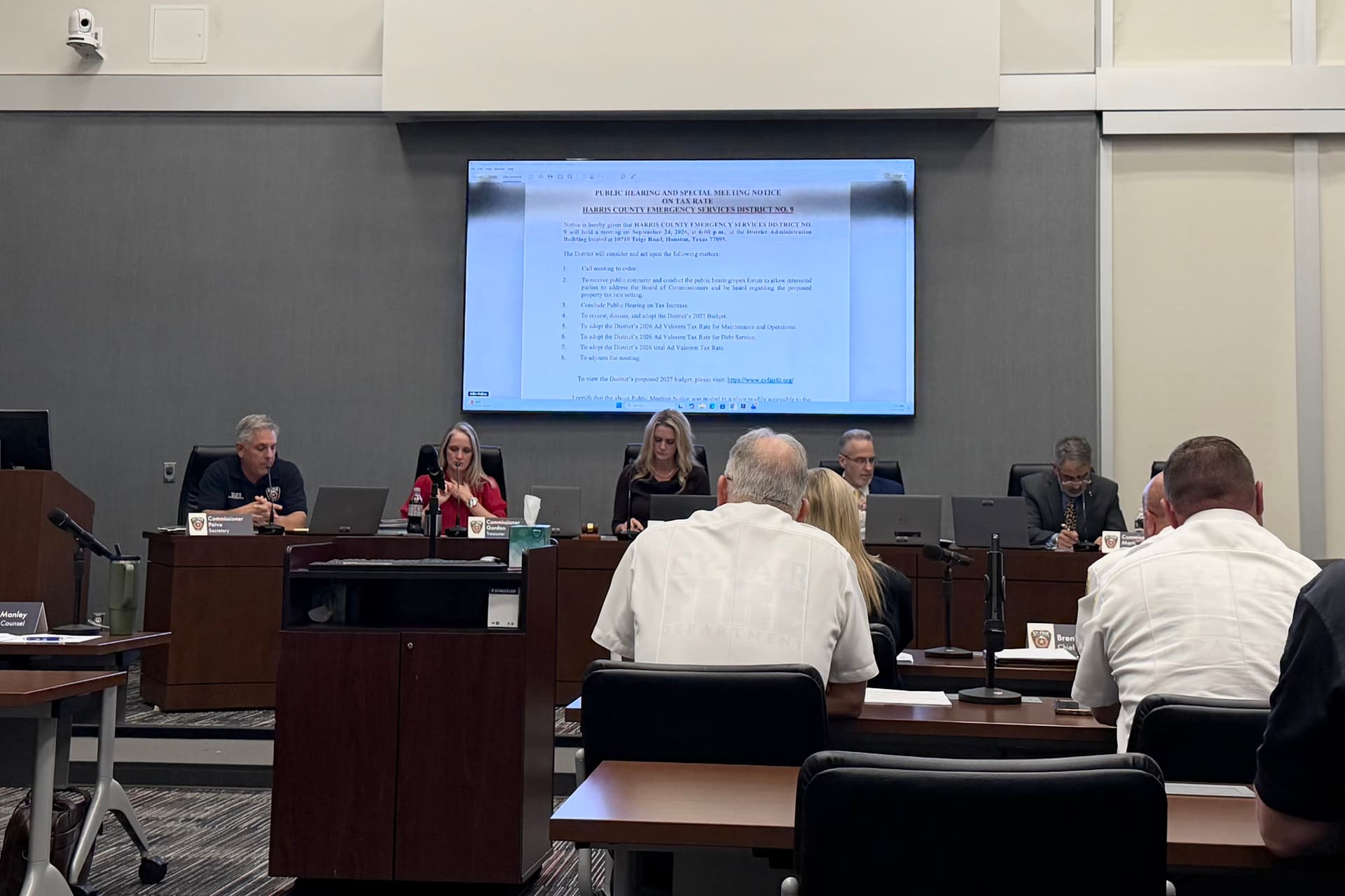 Harris County ESD 9 approves FY 2026-27 budget, tax rate increase