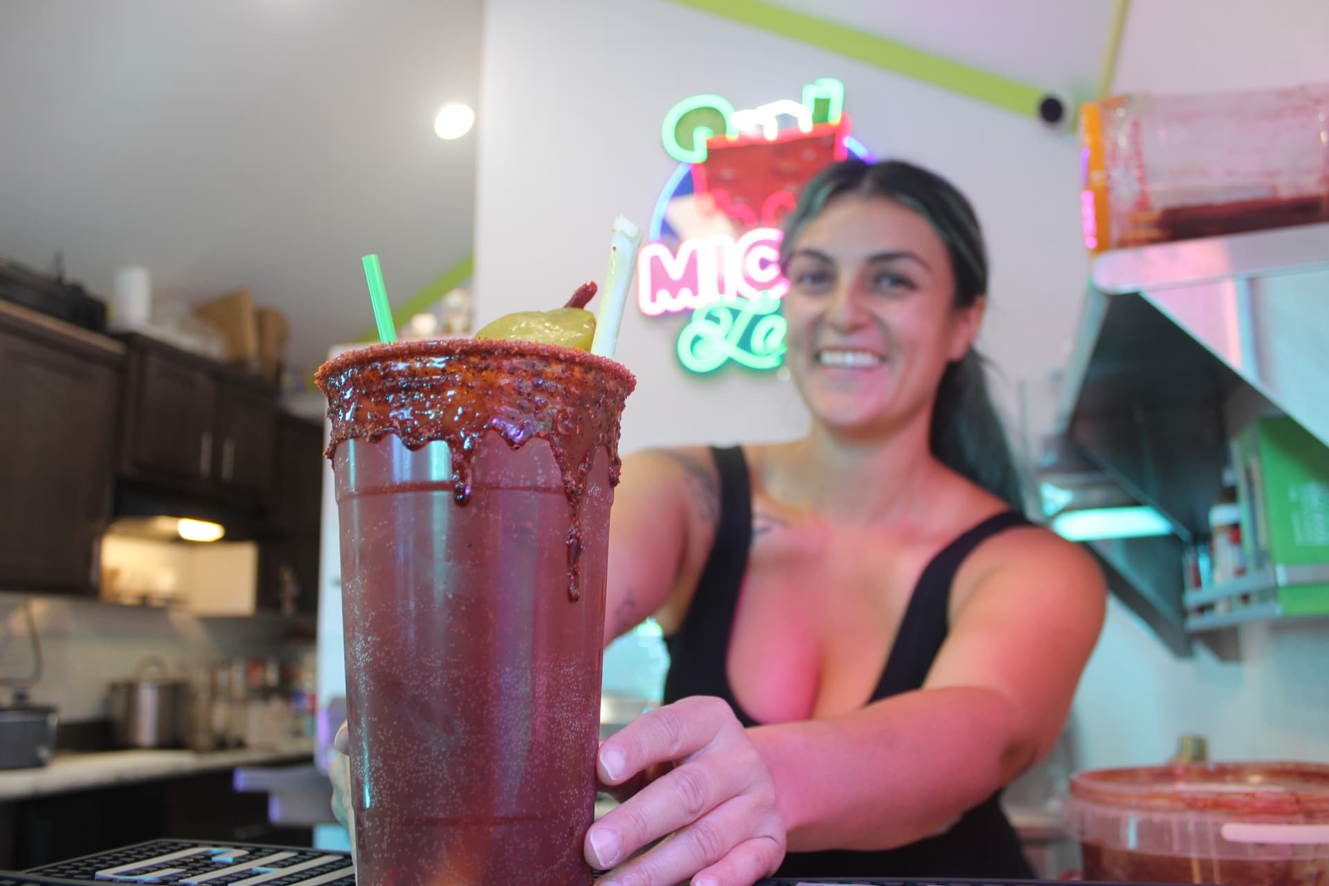 Women-owned michelada bar crafts drinks with love and chili powder