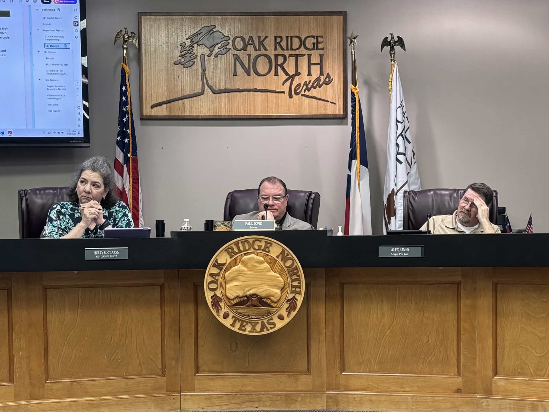 Oak Ridge North City Council approves $64,333 payment for future city hall improvements; updates plumbing ordinance