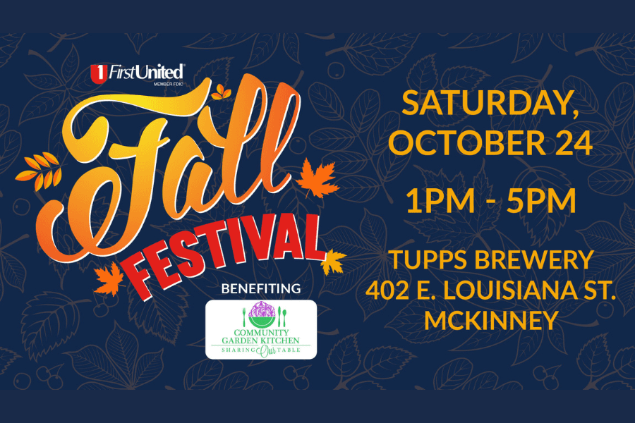 First United Bank’s Fall Festival to bring free family fun, live music to McKinney on Oct. 24